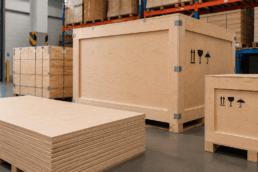 Tablero contrachapado para embalaje industrial y exportación