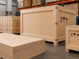 Tablero contrachapado para embalaje industrial y exportación
